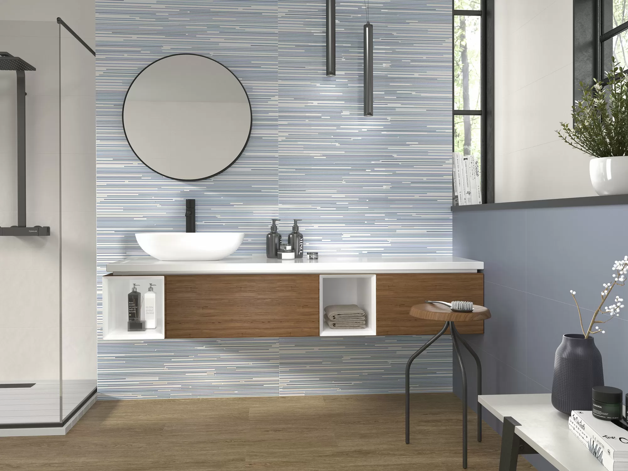 Плитка Cloud Turquoise 35х100