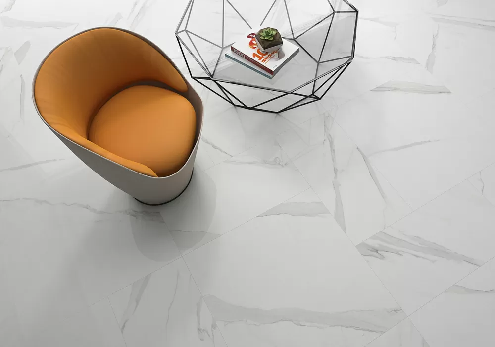 Керамогранит STATUARY Compacglass Blanco 90x90