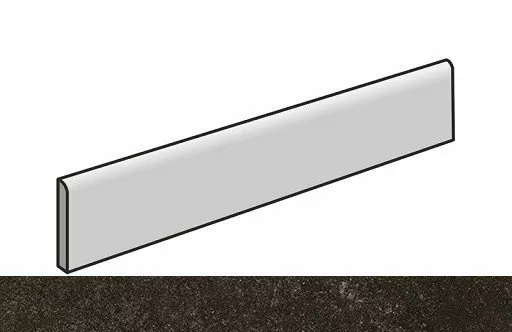 Керамогранит 610130004528 Drift Dark Battiscopa/Дрифт Дарк 7.2x80