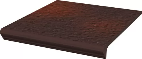 Клинкерная плитка Cloud Brown Kapinos Stopnica Prosta Duro 30х33