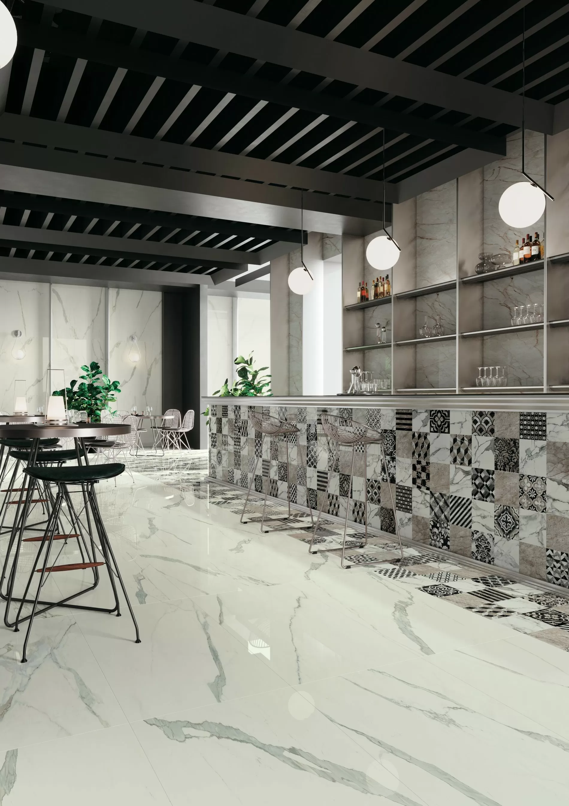 Керамогранит 610015000626 Empire Calacatta Black Lapp 60x60