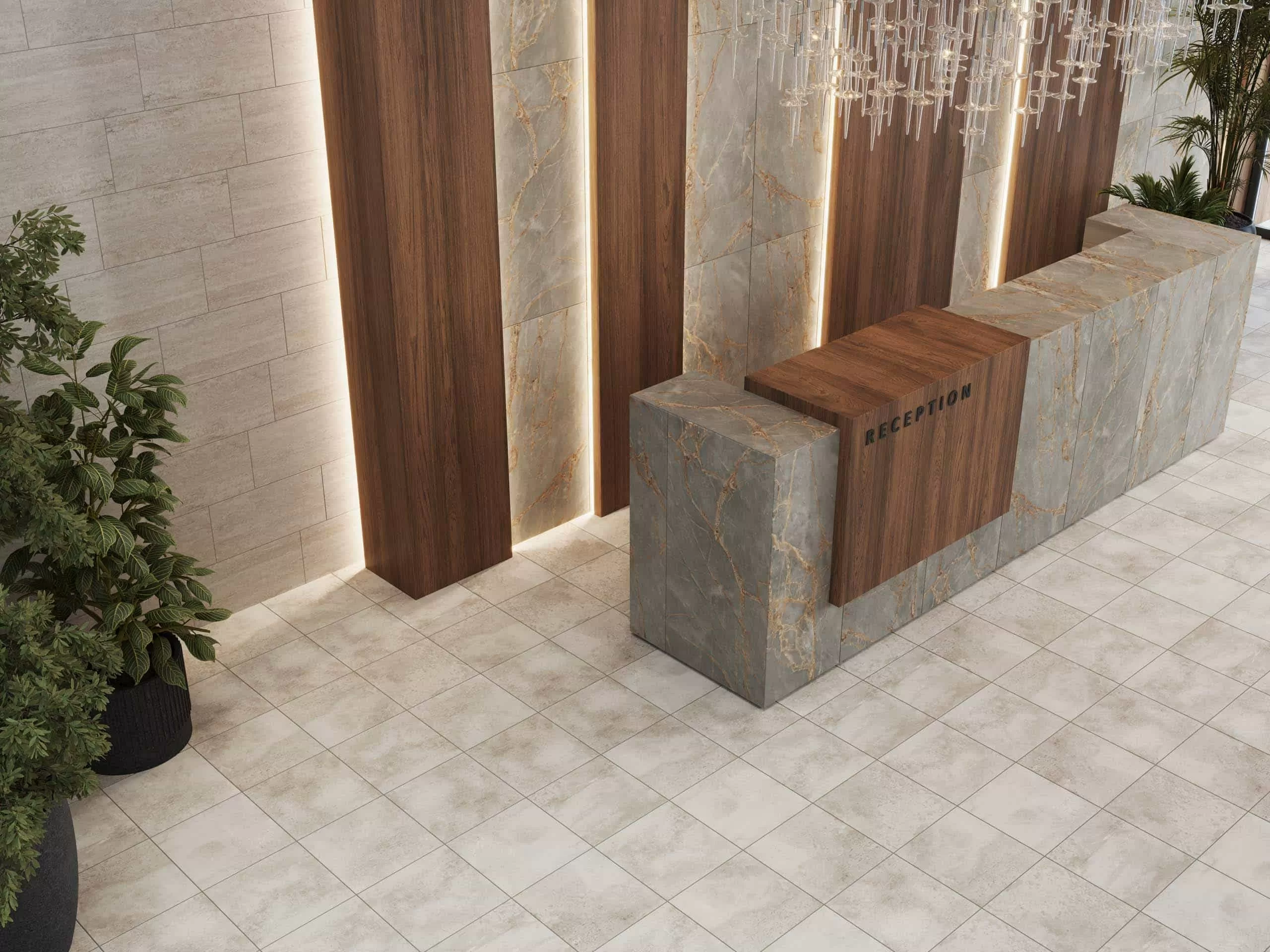 Керамогранит Фальшмозаика EE01 Seed Light Grey Bricks Small Неполированный 29.8x60