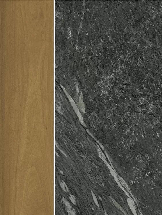 Керамогранит 610110000620 Skyfall Неро Блок Нат и Люкс 40x53