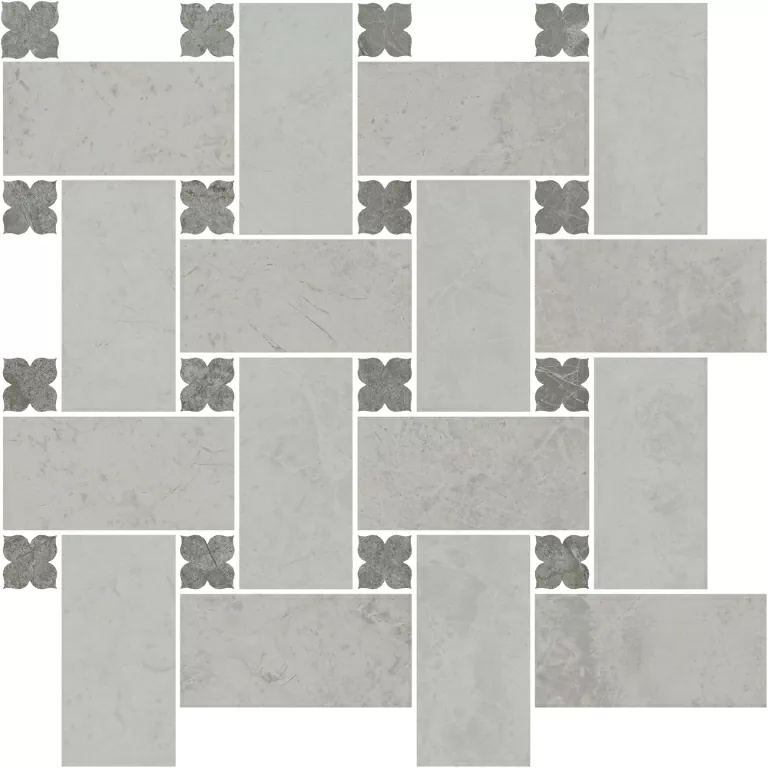 Керамогранит ID161 Декор Риальто 1 наборный матовый 43,5x43,5x0,9