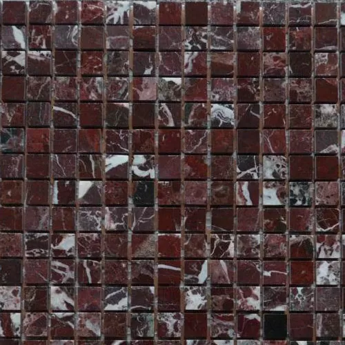 Мозаика Marble Mosaic Rosso Levanto 15*15 305*305