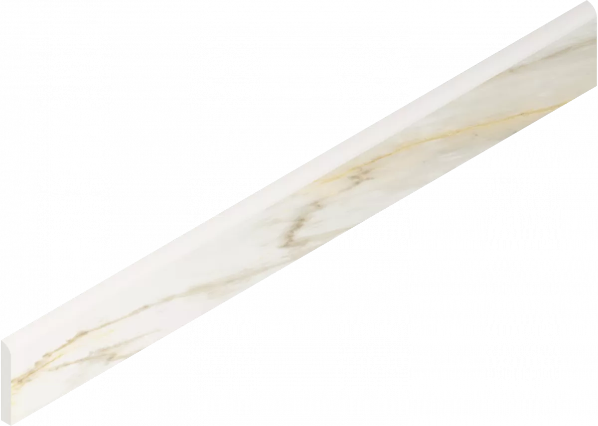 Керамогранит 610130007451 Stellaris Carrara Ivory Battiscopa Nat 7.2x60