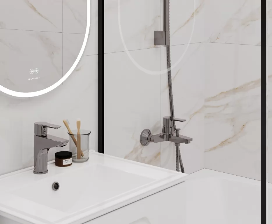 Керамогранит Calacatta Regal Gold Белый Полированный 60х120