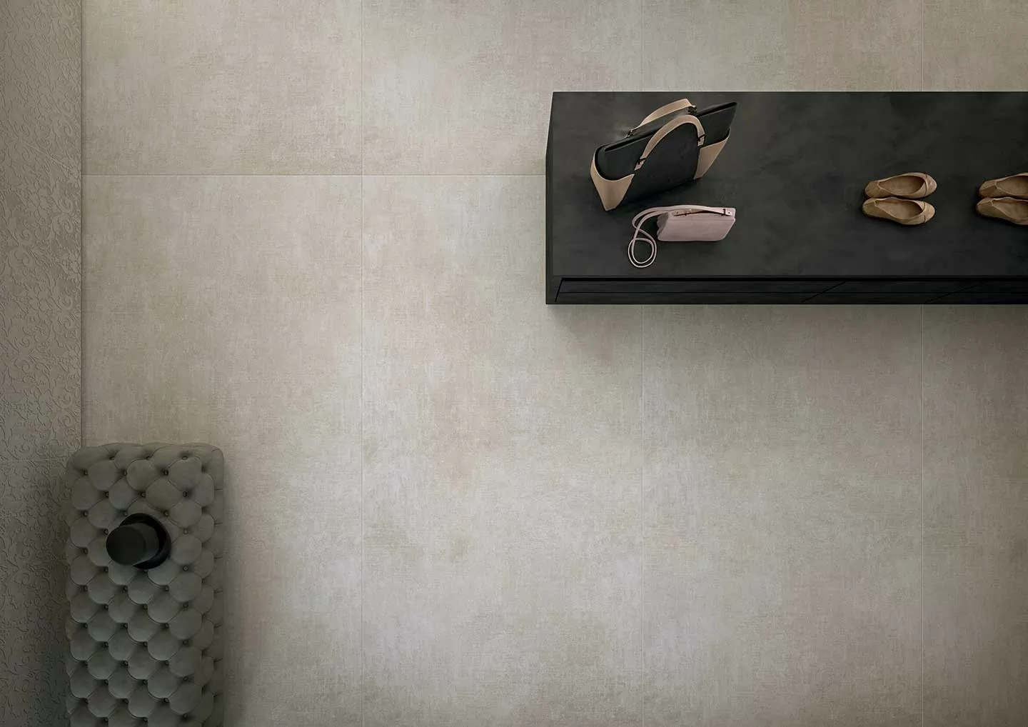 Керамогранит 752600 Tesori Decoro Anelli Bianco Semp. 6mm 120x240