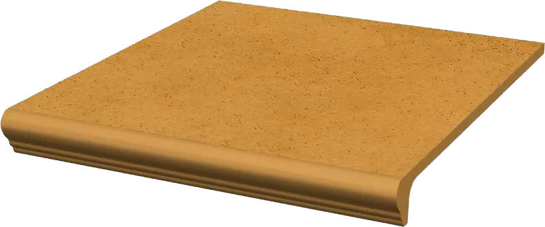 Клинкерная плитка Aquarius Beige Ступень простая с капиносом 30х33