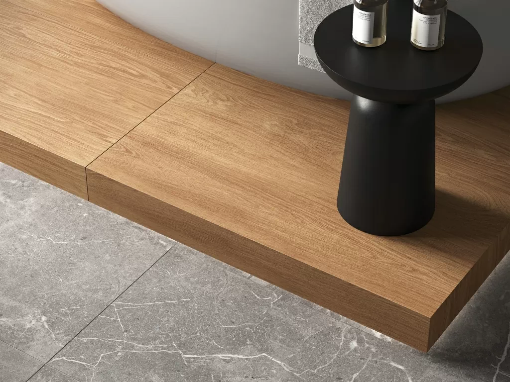 Керамогранит 17699 Sherbrooke бежевый ректификат 44.8х89.8