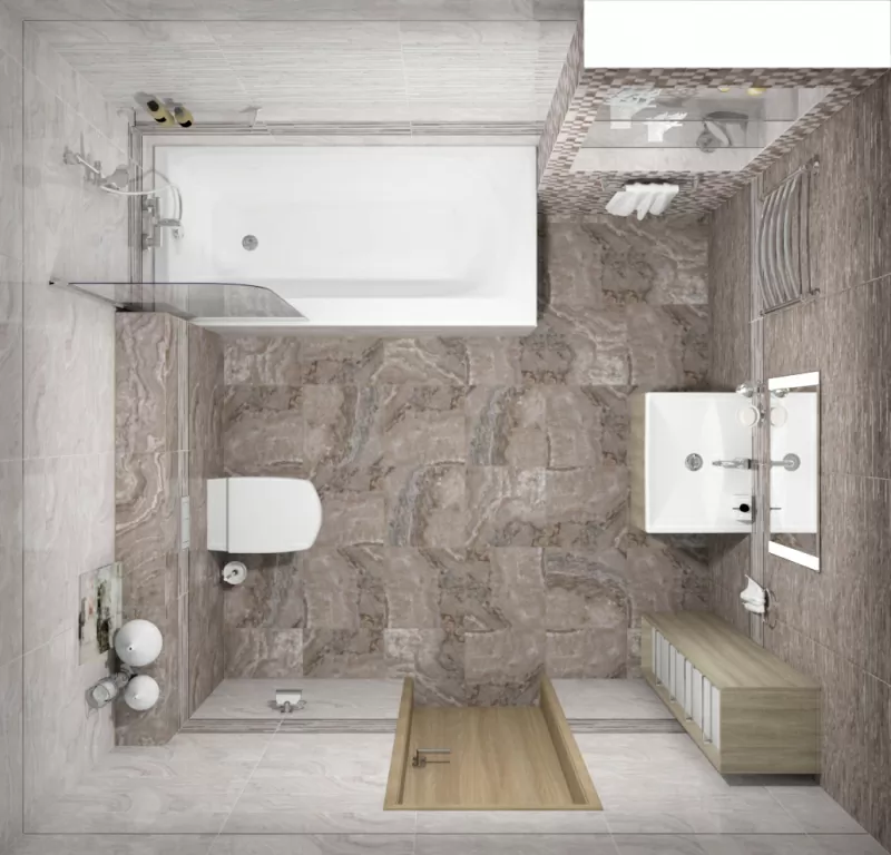 Керамогранит Marmo коричневый 40х40x0,7