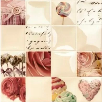 Плитка Volumen Dolce Cuore Lucciola 20x20 mix