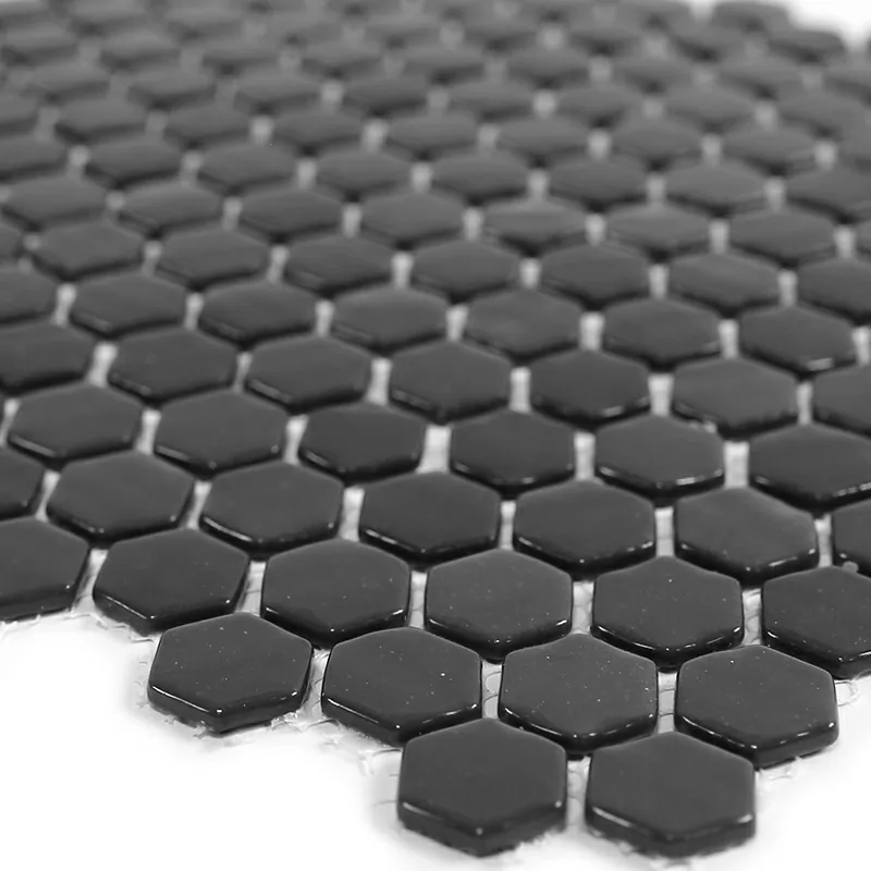 Мозаика STP-BK001-HEX стекло (25) 290x290
