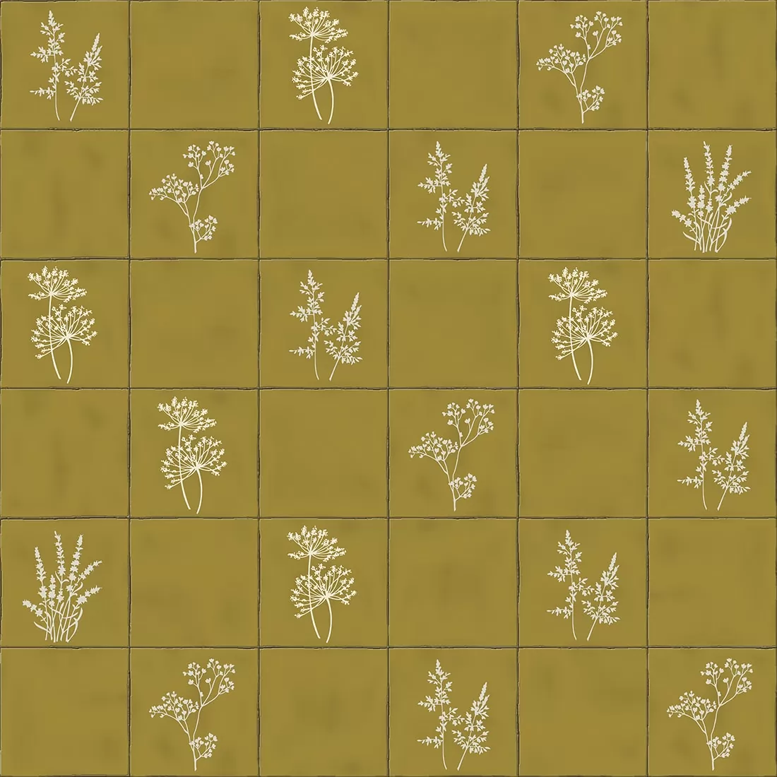 Плитка 348F Arvum-4 Ocher 13x13