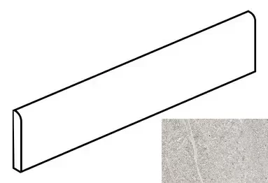 Керамогранит K-2081/MR/p01 Плинтус Gradient Серо-бежевый 76x1200x10