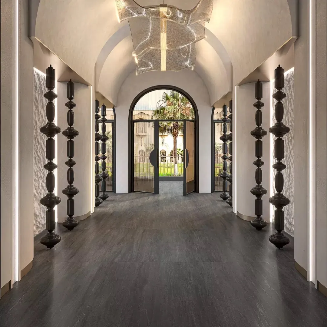 Керамогранит KM8016G0071R Портленд бежевый светлый матовый обрезной 80x160x0,9