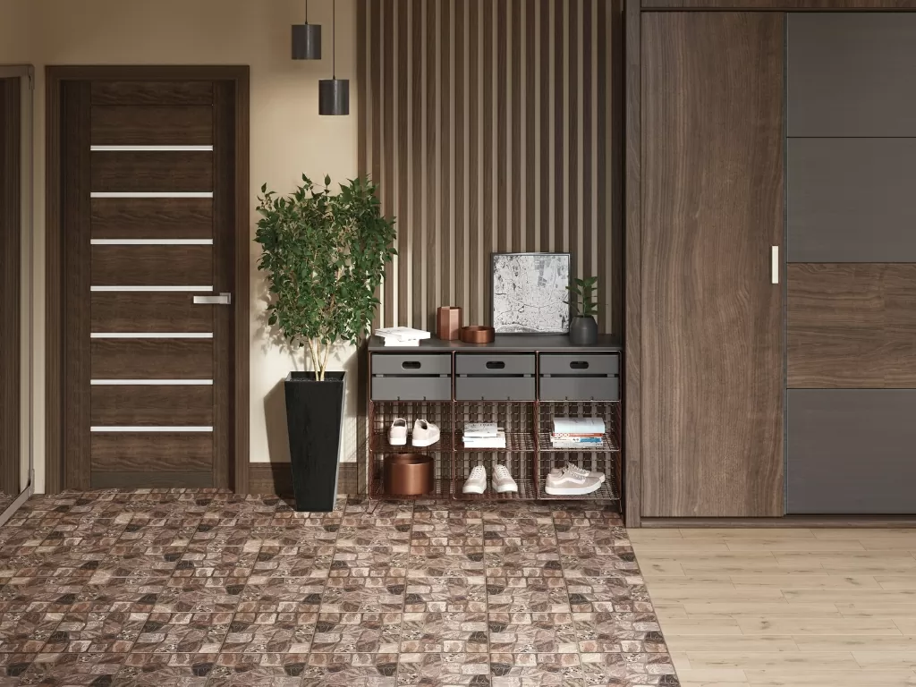 Керамогранит A16427 Vilio коричневый рельеф 29,8x29,8