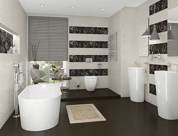 Плитка Декор STRATO ACQUA NEGRO 25.1x70.9