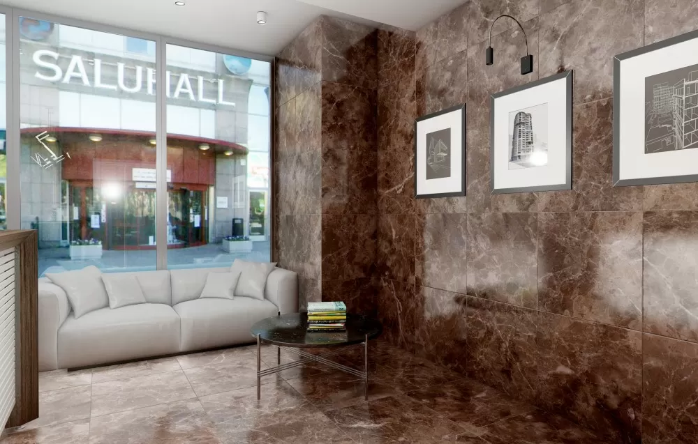 Керамогранит DPR021 Имперадор деко 1 полоски серый 600х300