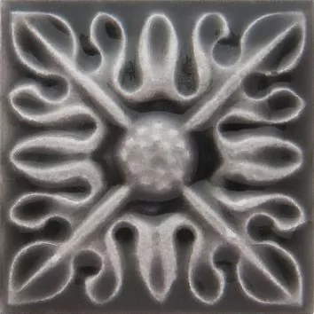 Плитка ADST4065 Taco Relieve Flor №2 Volcanico 3x3