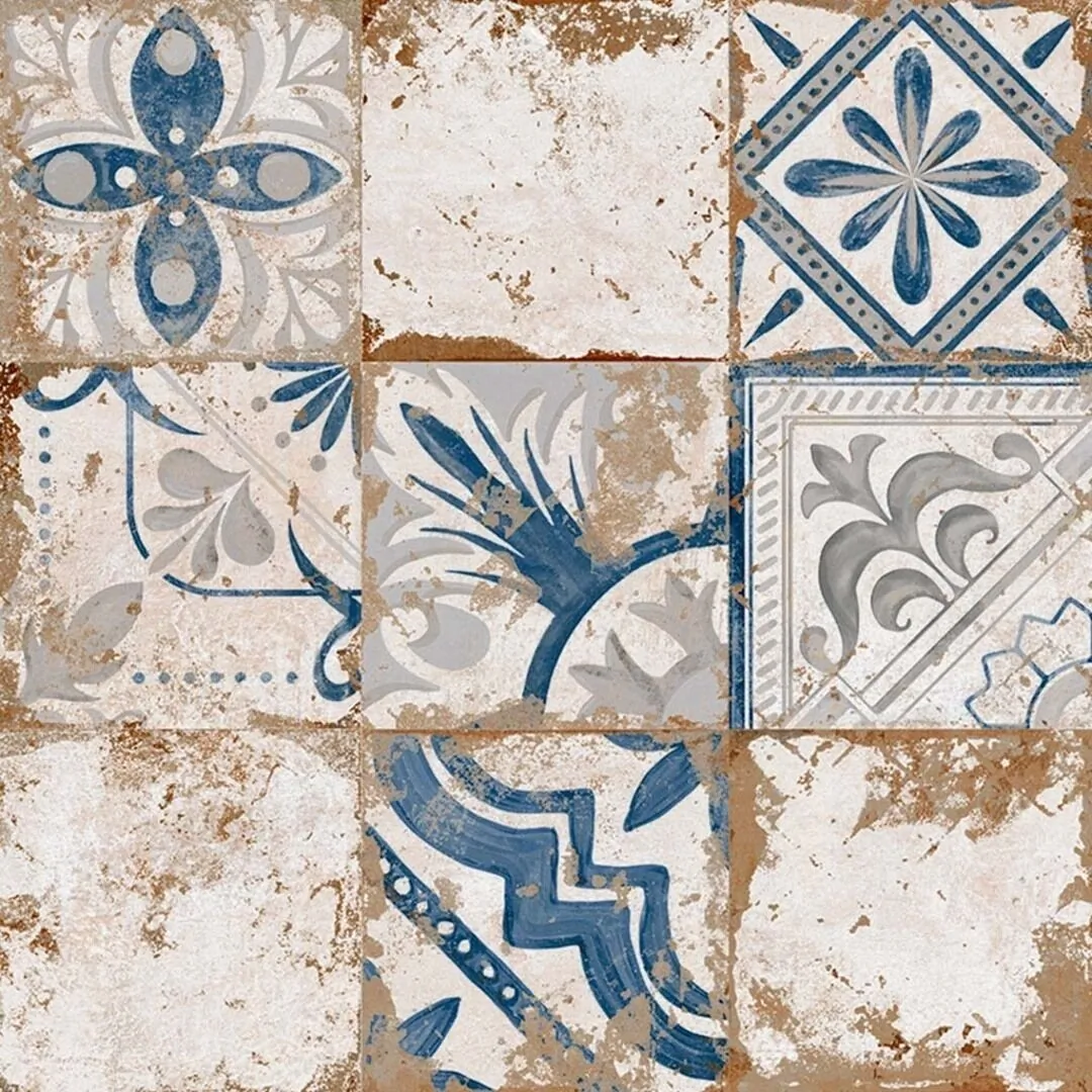 Керамогранит Memory 7 Azul Brillo 58x58