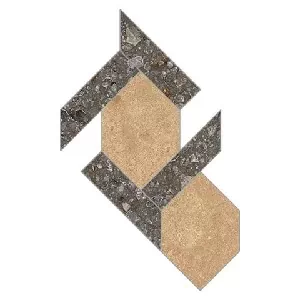 Керамогранит 772840 Match Up Decoro Lock Coffee Mix-Cinnamon Comfort 38.69x38.69