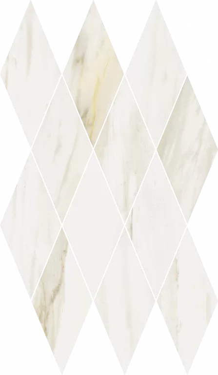 Мозаика 620110000204 Stellaris Carrara Ivory Mosaico Diamond Lux 28x48