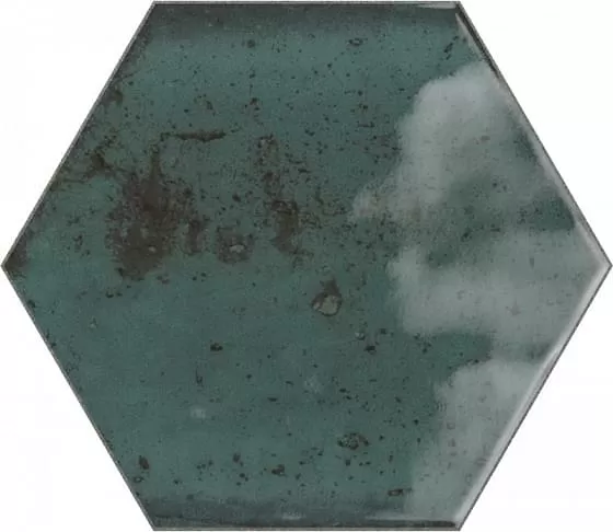 Плитка PT03128 Hex Blue Glossy 15x17,3