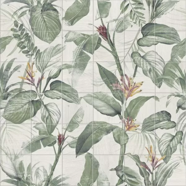 Керамогранит Mural Spring Leaves 20x20 (комп/36шт)