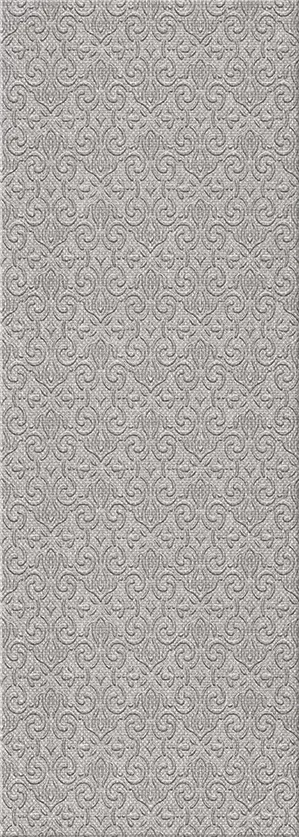 Плитка 506291101 Agra Grey Arabesco 25,1х70,9
