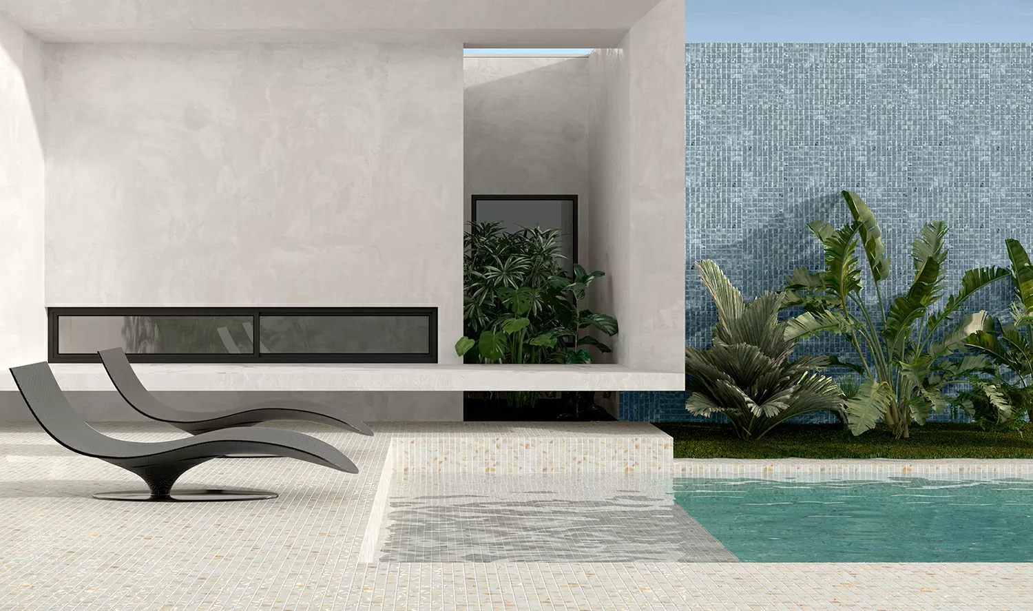 Мозаика Oasis Marfil 7100 (на сетке) 25x25 31,7x31,7
