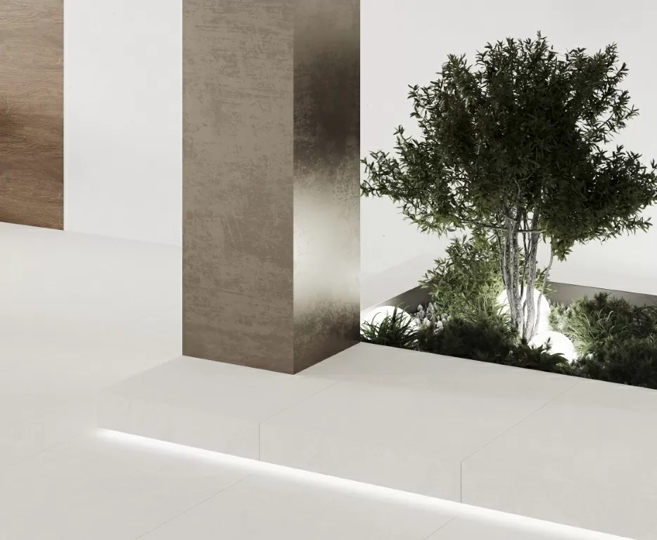 Керамогранит Sandstone Bianco PRO светло-серый матовый R10GR STR 80х80
