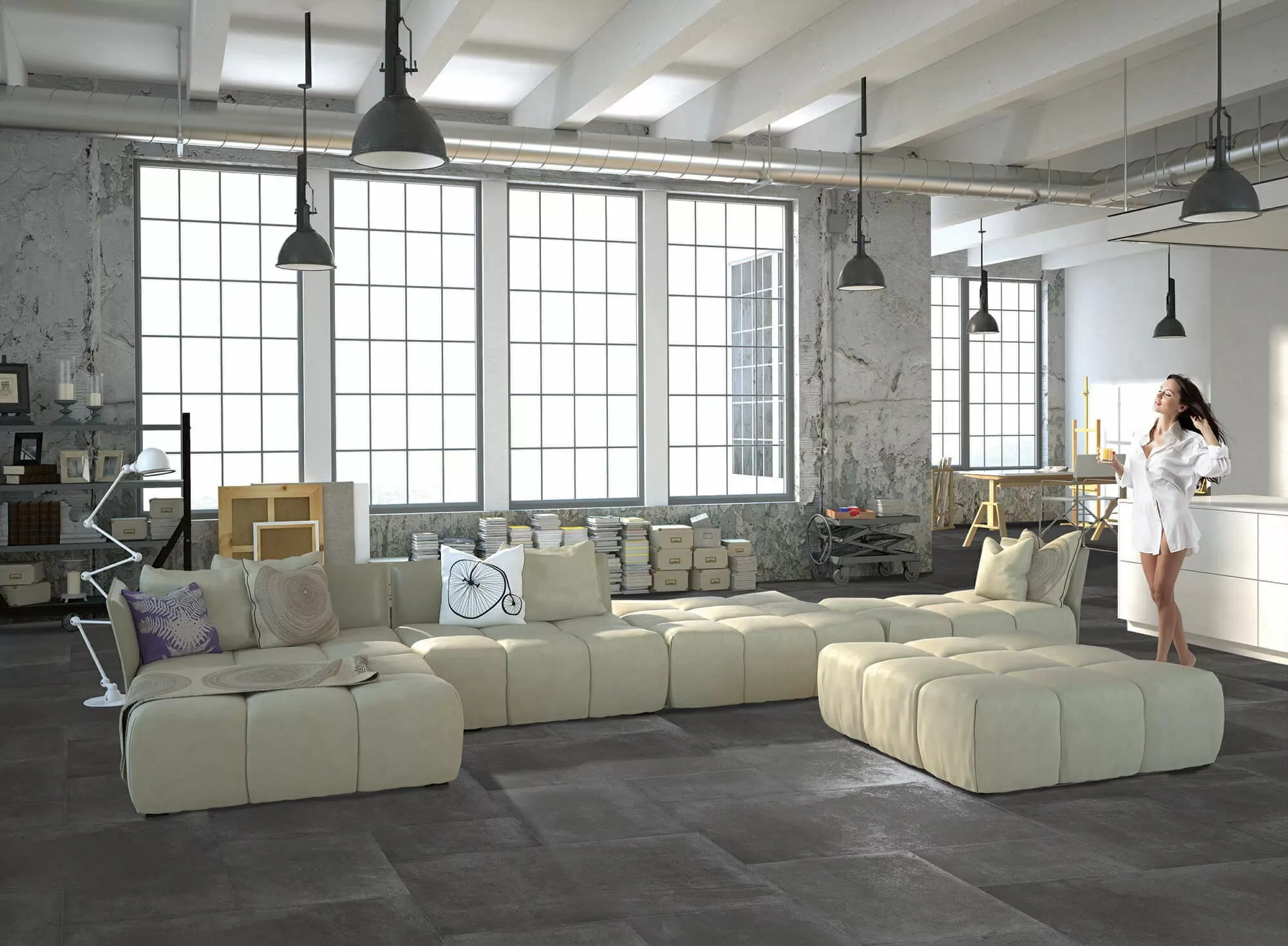 Керамогранит 1047242 RIABITA ESAGONA FENG SHUI 24x27,7