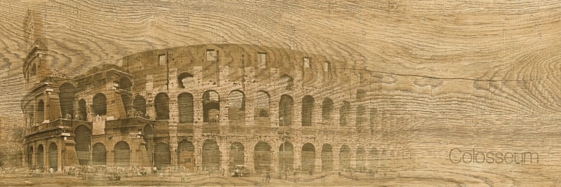 Керамогранит Italian Wood Honey Декор GT-251/d01 20х60 (микс)