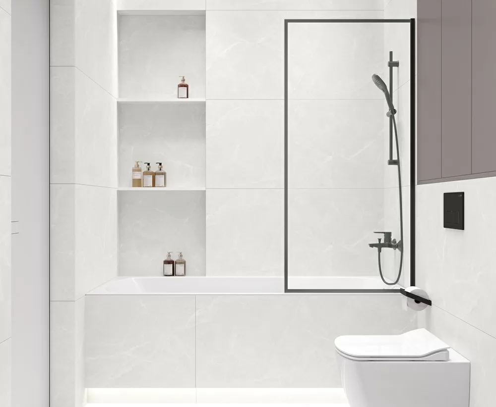 Керамогранит Stone Cool White Белый Полированный 60х60