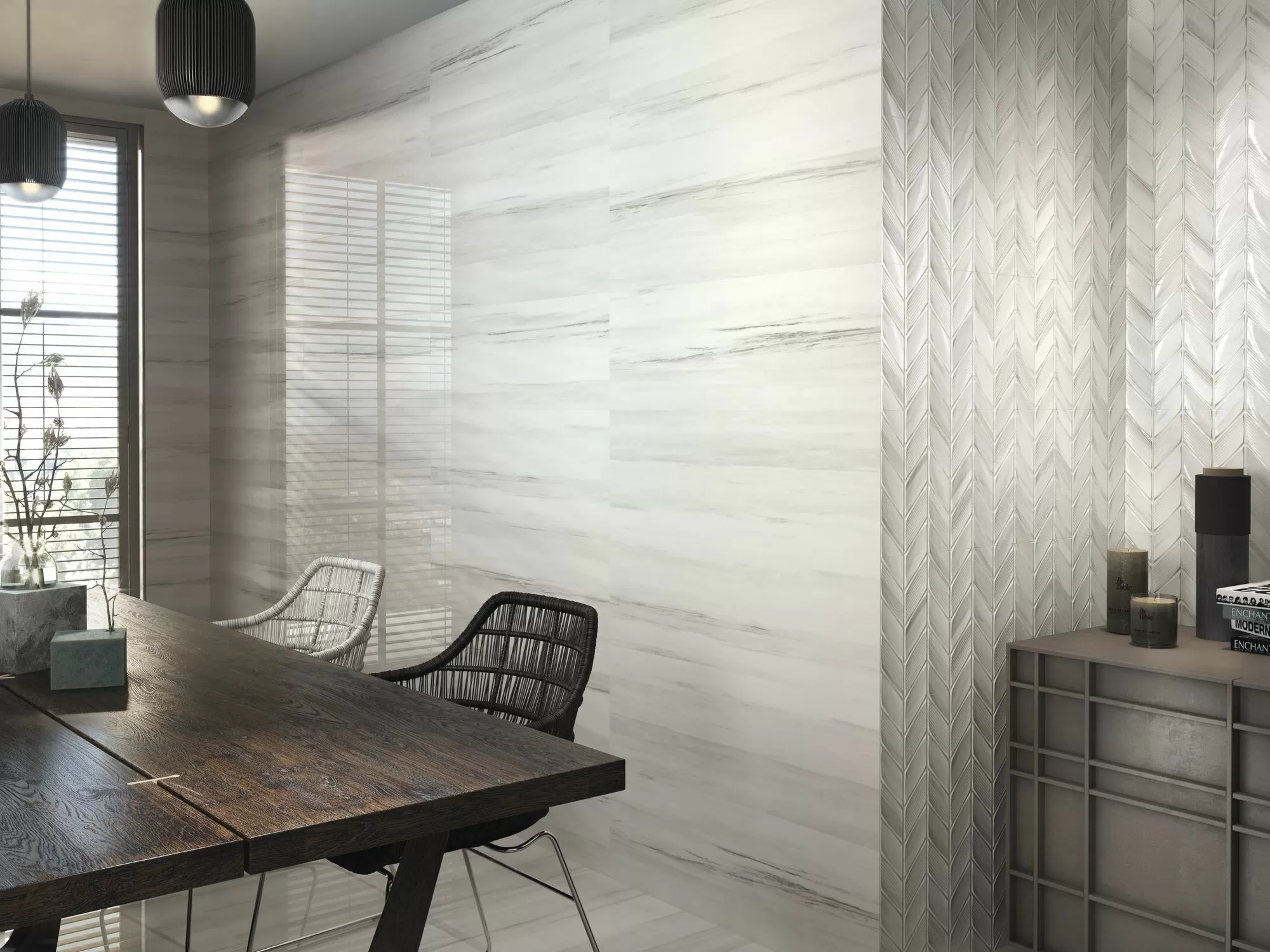 Плитка Riverdale Aden White Decor 30x90