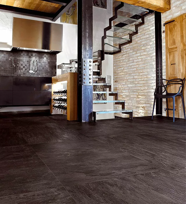 Мозаика 739361 Mosaico Ardoise Noir Grip 30x30