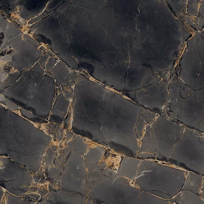 Керамогранит GR101 Golden Black High glossy 600x600