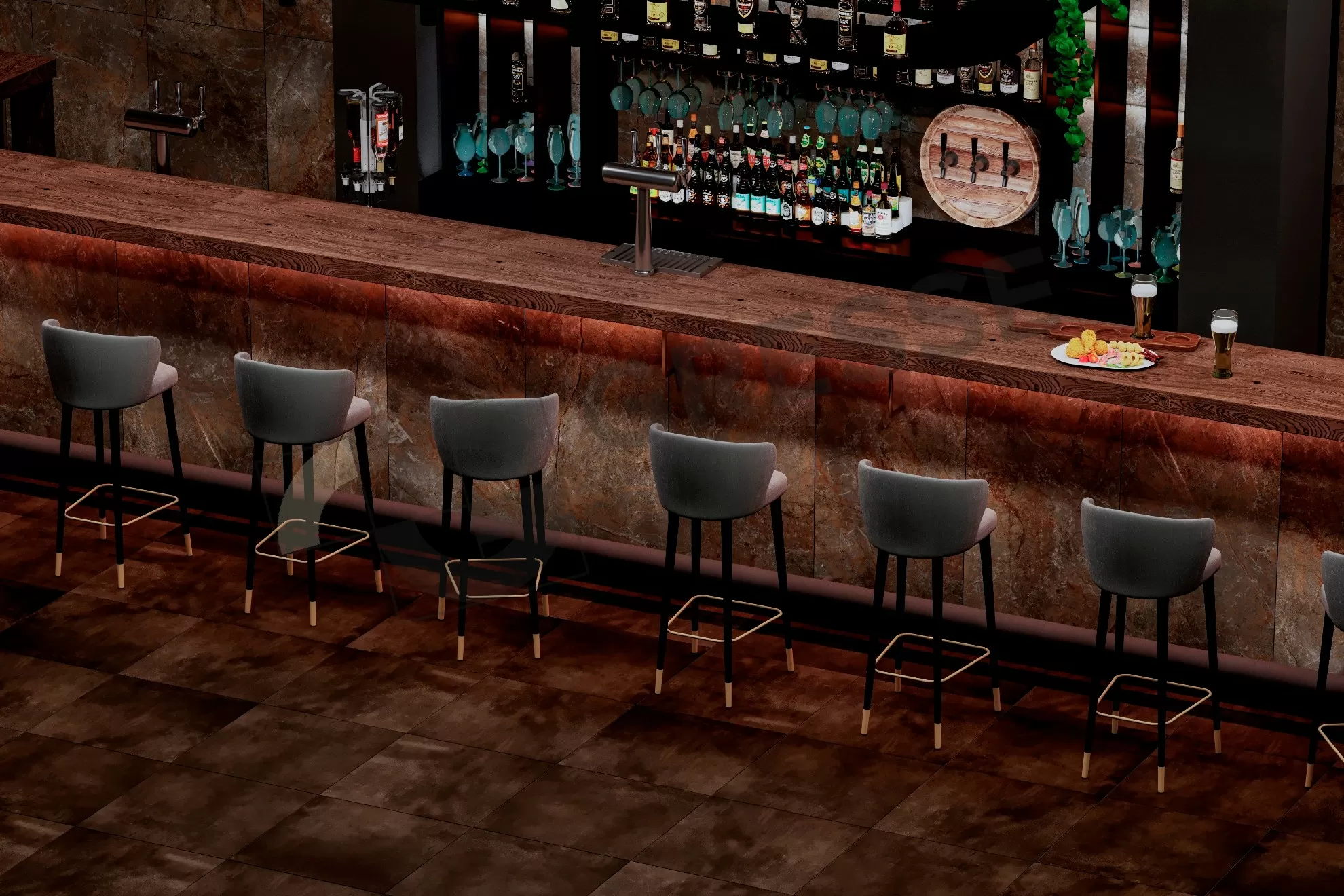 Керамогранит GRS02-07 Petra Ashy 60x60