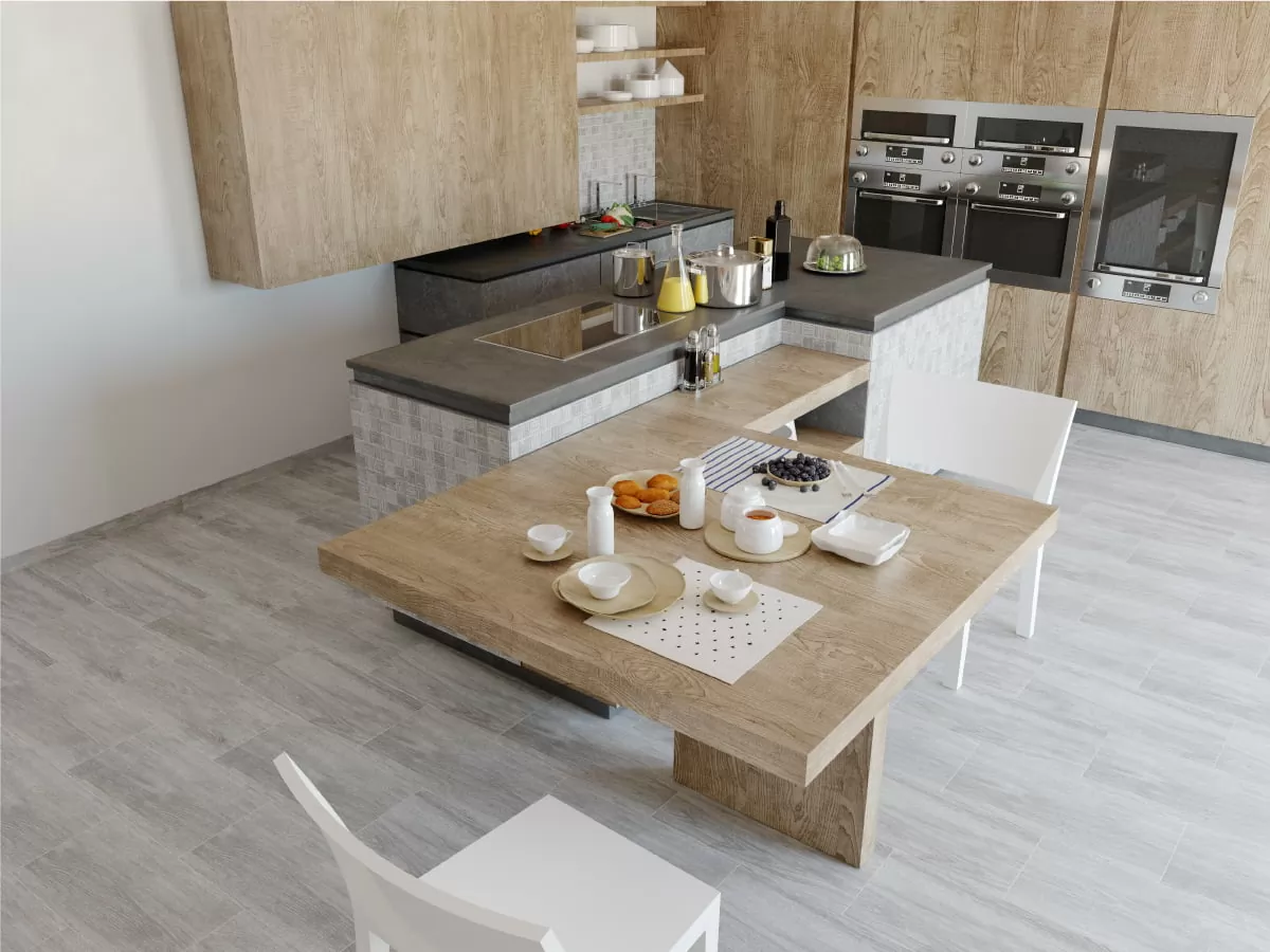 Керамогранит WS5A116 Плинтус Woodhouse коричневый 7x59,8