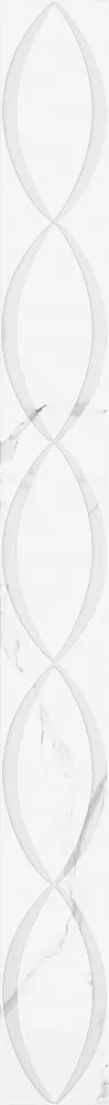 Плитка 05-01-1-46-05-01-2625-2 Бордюр Assol 2 белый 4х40