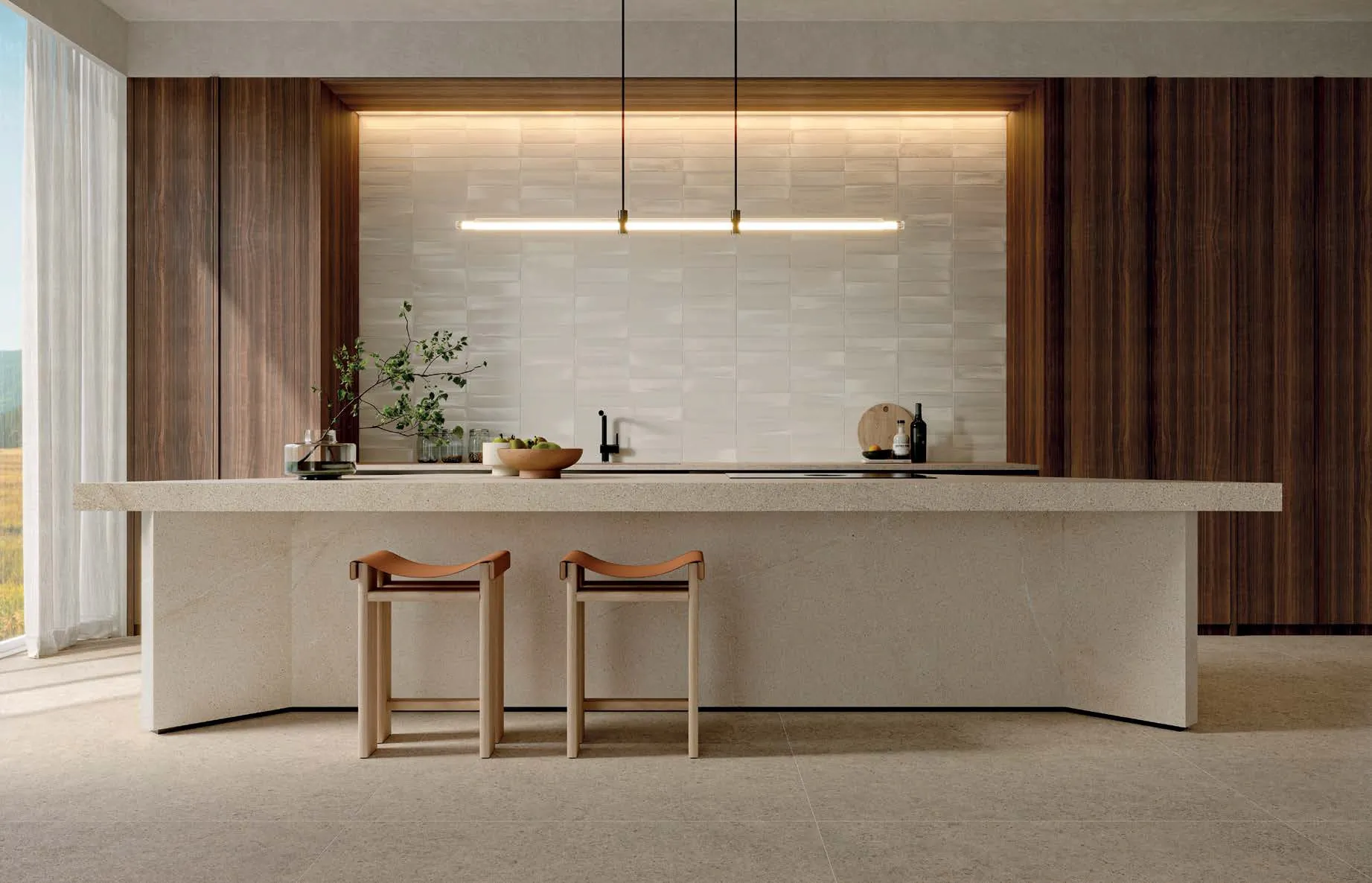 Керамогранит 610010005814 Forte dei Marmi Rock Alpine Brown Matt Rett 80x160