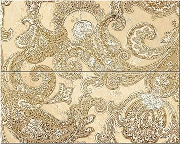 Плитка Sfumato Beige Paisley панно (комплект 2шт) 50.5x40.2