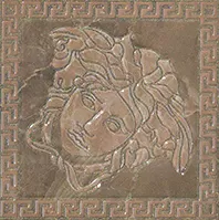 Керамогранит 240387 MARBLE TOZZETTO MEDUSA MARRON LEV 14,4x14,4