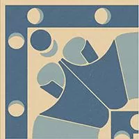 Керамогранит ENC 24A Ivory (D.Blue, L.Blue) 10x10