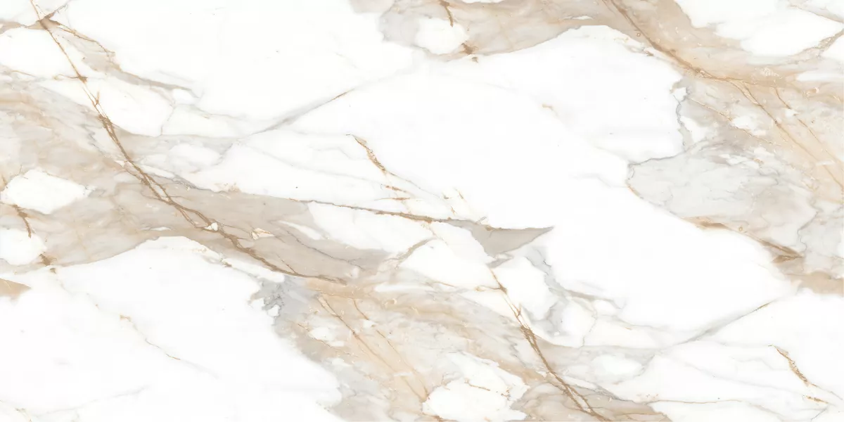 Керамогранит Calacatta Fairy Gold Бежевый Полированный 60х120