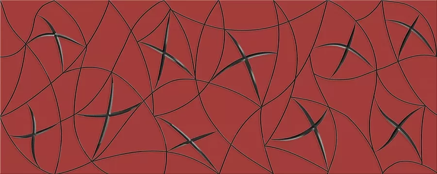 Плитка Декор VELA CARMIN STELLA 20,1x50,5
