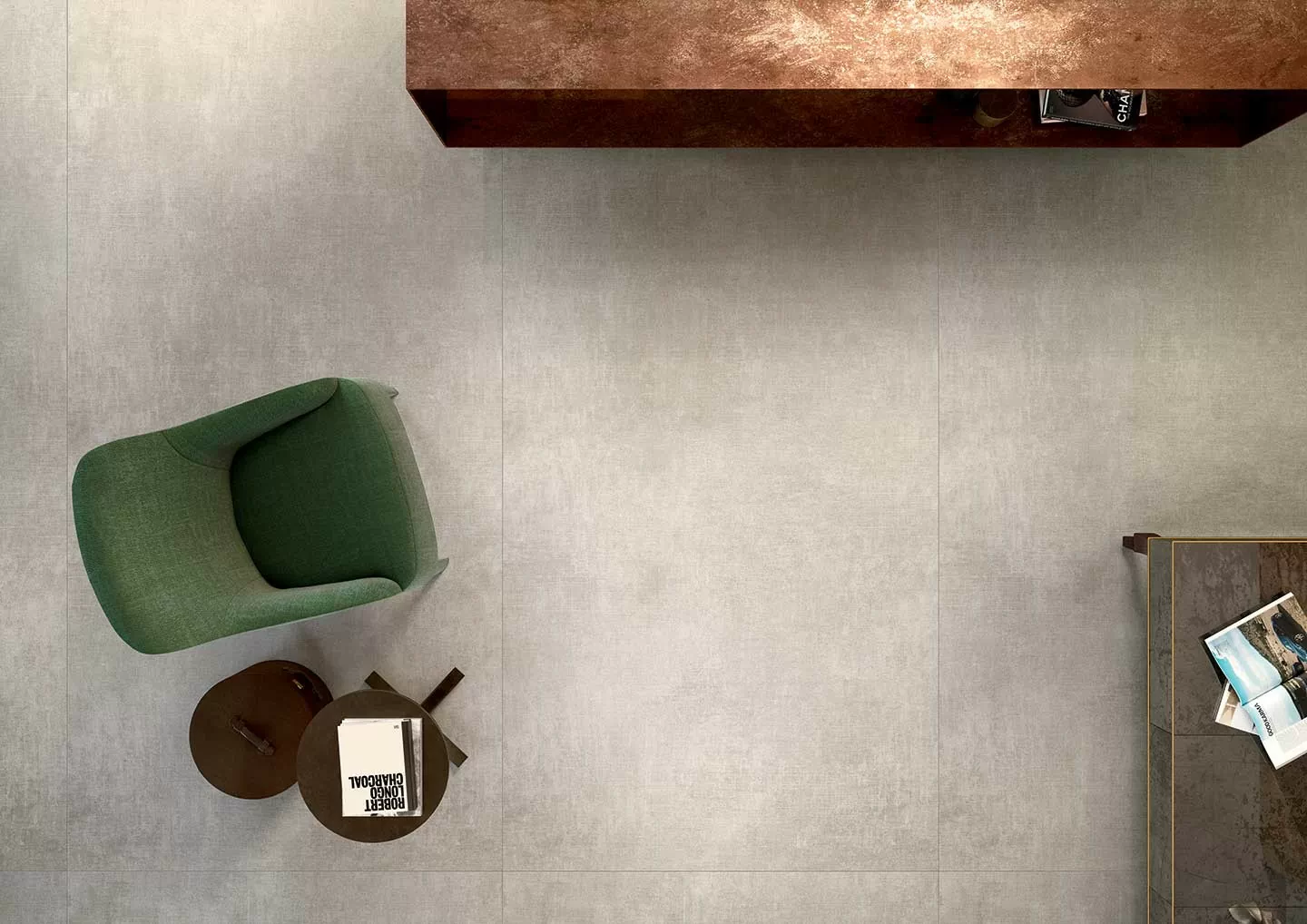 Керамогранит 752612 Tesori Decoro Monile Grigio Semp. 6mm 120x240