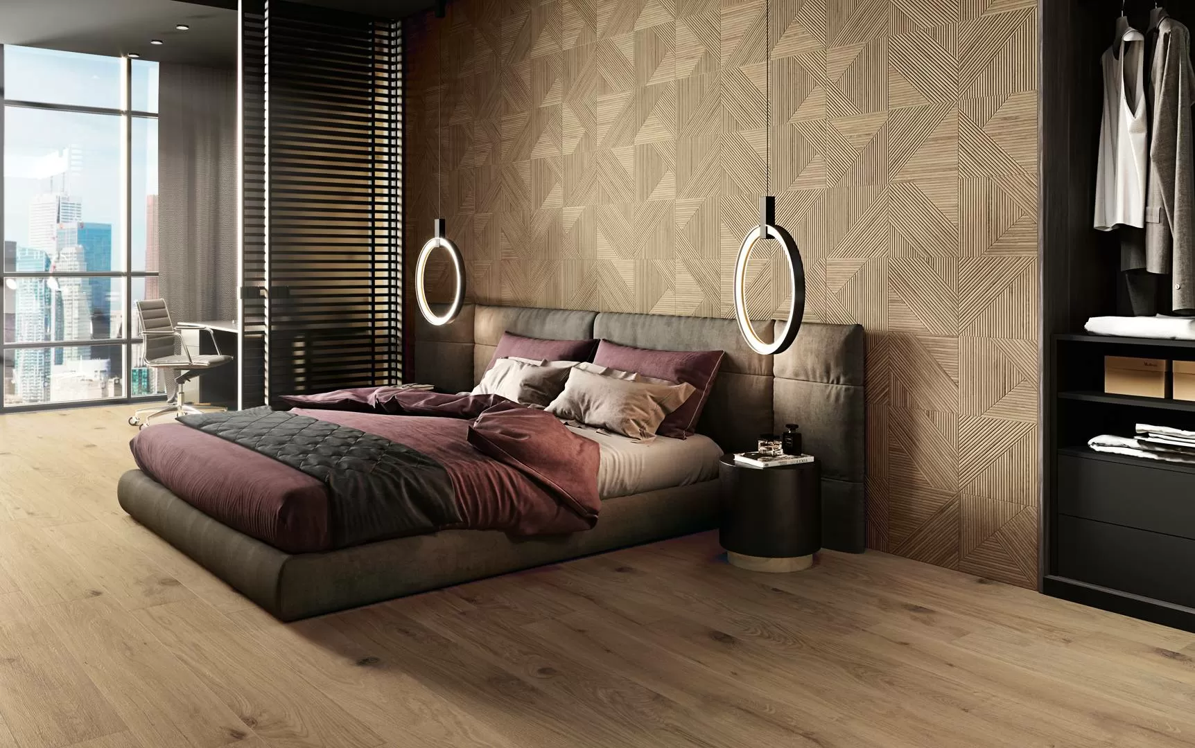 Плитка 222250 Tangram Walnut 31.6x100
