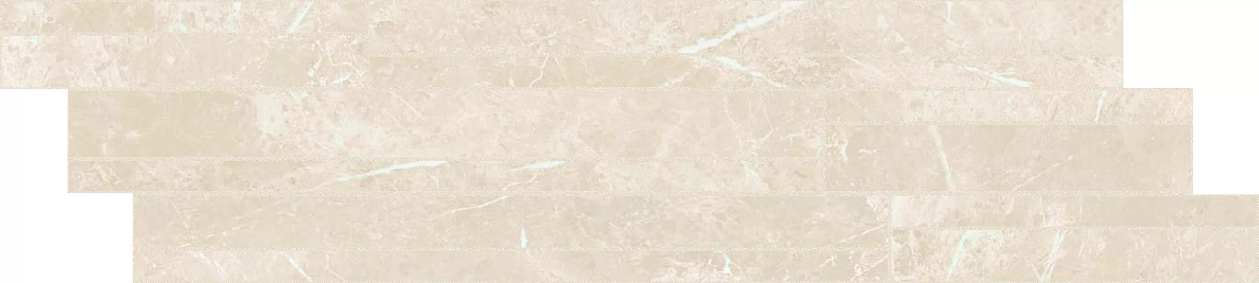 Керамогранит 767035 Elemental Cream Dolomia Listello Sfalsato Mix 15x60